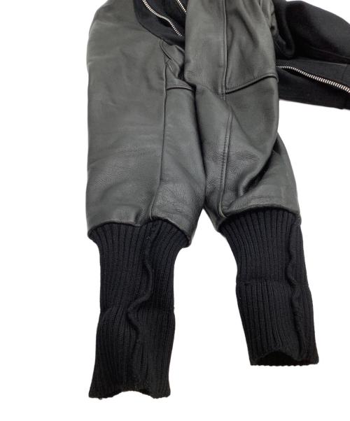 skookum（スクーカム）skookum (スクーカム) スタジャン　LETTERMAN ブラック サイズ:34の古着・服飾アイテム