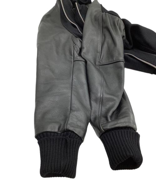 skookum（スクーカム）skookum (スクーカム) スタジャン　LETTERMAN ブラック サイズ:34の古着・服飾アイテム