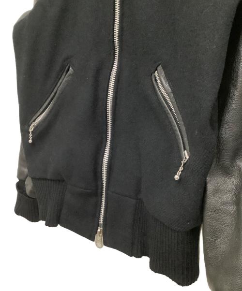 skookum（スクーカム）skookum (スクーカム) スタジャン　LETTERMAN ブラック サイズ:34の古着・服飾アイテム