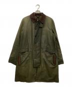Barbourバブアー）の古着「バーレー オイルドジャケット　カモフラージュ柄」｜カーキ
