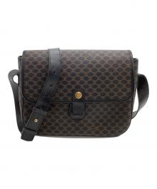 CELINE（セリーヌ）の古着「ショルダーバッグ　マカダム」｜ブラック×ブラウン