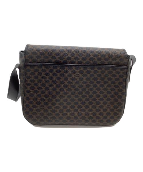 CELINE（セリーヌ）CELINE (セリーヌ) ショルダーバッグ　マカダム ブラック×ブラウンの古着・服飾アイテム