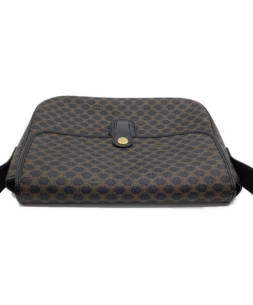 CELINE（セリーヌ）CELINE (セリーヌ) ショルダーバッグ　マカダム ブラック×ブラウンの古着・服飾アイテム