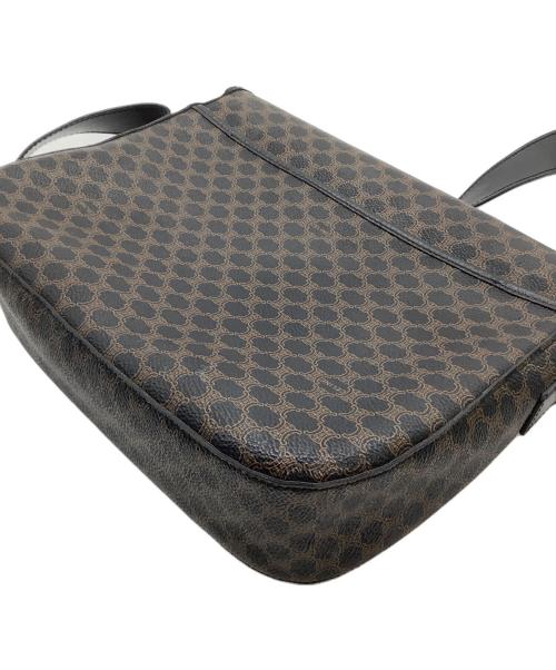 CELINE（セリーヌ）CELINE (セリーヌ) ショルダーバッグ　マカダム ブラック×ブラウンの古着・服飾アイテム