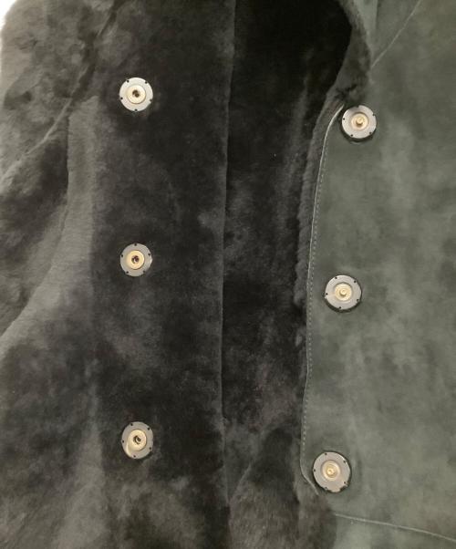 BLUMARINE（ブルマリン）BLUMARINE (ブルマリン) ムートンジャケット ブラック サイズ:42の古着・服飾アイテム
