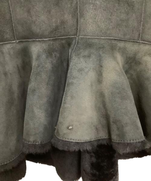 BLUMARINE（ブルマリン）BLUMARINE (ブルマリン) ムートンジャケット ブラック サイズ:42の古着・服飾アイテム