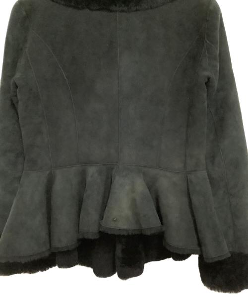 BLUMARINE（ブルマリン）BLUMARINE (ブルマリン) ムートンジャケット ブラック サイズ:42の古着・服飾アイテム