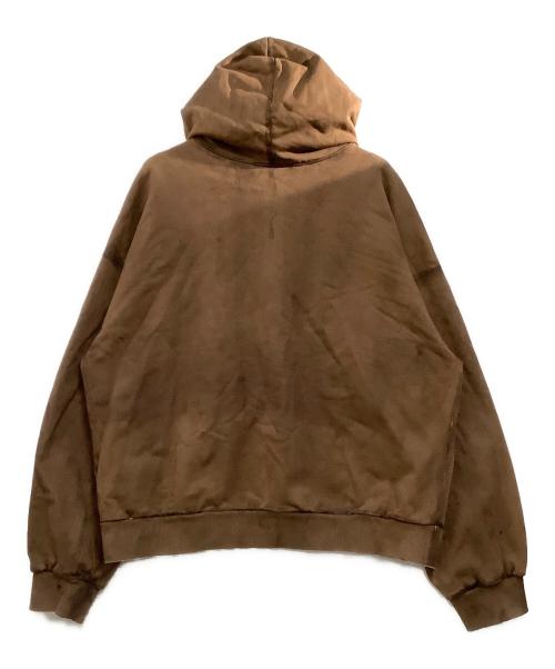 refomed（リフォメッド）refomed (リフォメッド) ジップパーカー　PLASTERER HOODIE ブラウン サイズ:3の古着・服飾アイテム