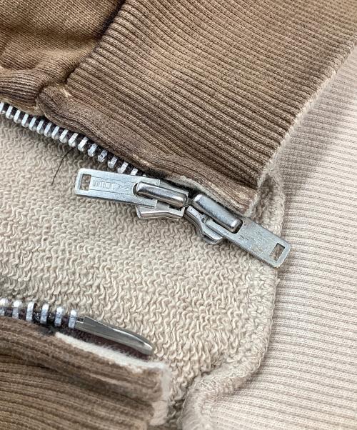 refomed（リフォメッド）refomed (リフォメッド) ジップパーカー　PLASTERER HOODIE ブラウン サイズ:3の古着・服飾アイテム