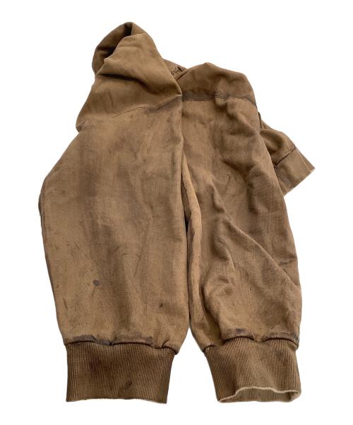 refomed（リフォメッド）refomed (リフォメッド) ジップパーカー　PLASTERER HOODIE ブラウン サイズ:3の古着・服飾アイテム