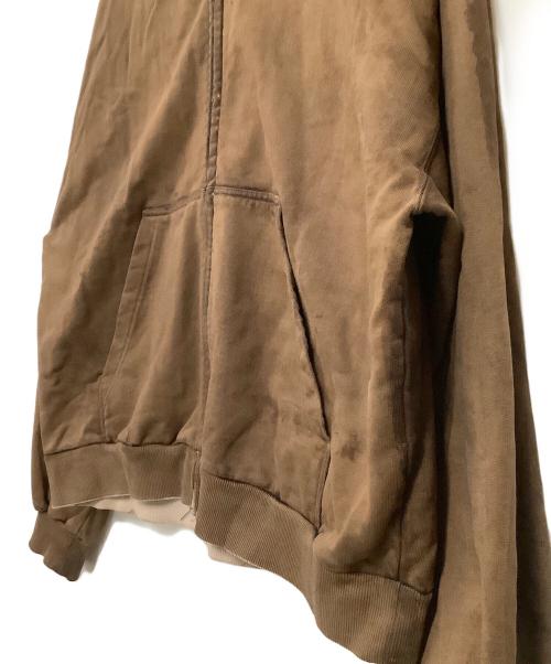refomed（リフォメッド）refomed (リフォメッド) ジップパーカー　PLASTERER HOODIE ブラウン サイズ:3の古着・服飾アイテム