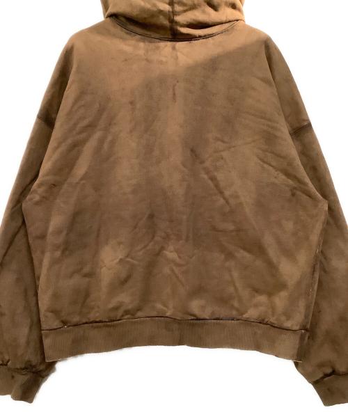 refomed（リフォメッド）refomed (リフォメッド) ジップパーカー　PLASTERER HOODIE ブラウン サイズ:3の古着・服飾アイテム