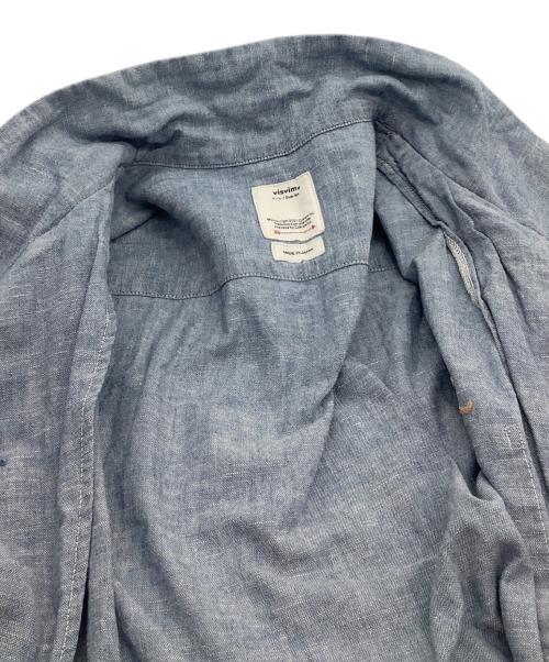 VISVIM（ビズビム）VISVIM (ビズビム) 半袖シャツ インディゴ サイズ:4の古着・服飾アイテム