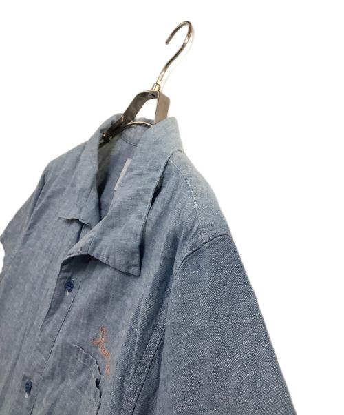 VISVIM（ビズビム）VISVIM (ビズビム) 半袖シャツ インディゴ サイズ:4の古着・服飾アイテム