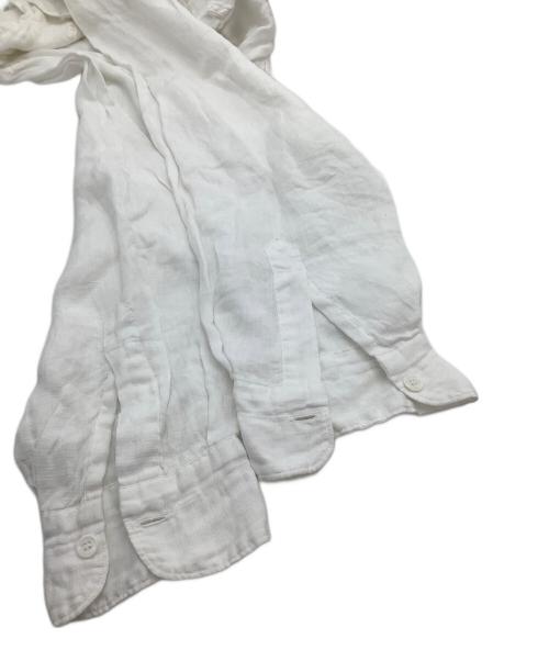 COMOLI（コモリ）COMOLI (コモリ) 長袖シャツ　21SS リネンWクロス プルオーバーシャツ ホワイト サイズ:2の古着・服飾アイテム