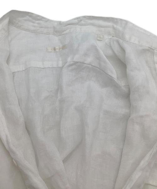 COMOLI（コモリ）COMOLI (コモリ) 長袖シャツ　21SS リネンWクロス プルオーバーシャツ ホワイト サイズ:2の古着・服飾アイテム