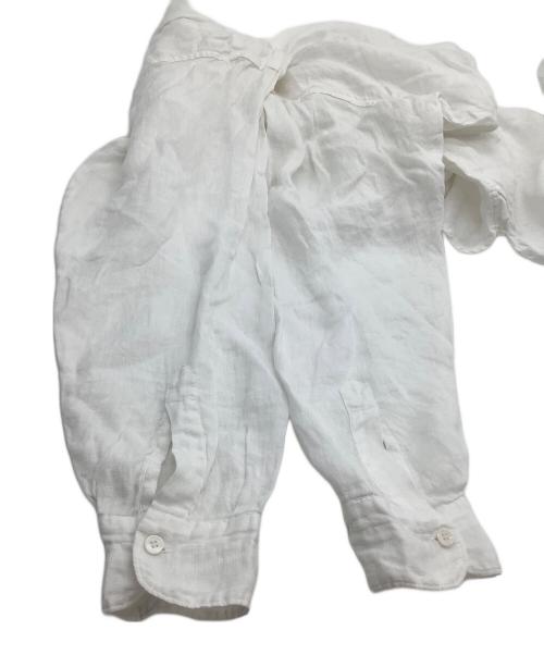 COMOLI（コモリ）COMOLI (コモリ) 長袖シャツ　21SS リネンWクロス プルオーバーシャツ ホワイト サイズ:2の古着・服飾アイテム