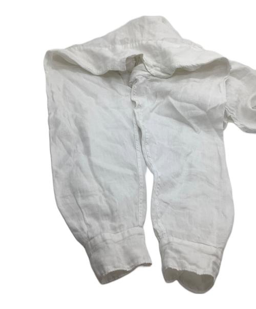 COMOLI（コモリ）COMOLI (コモリ) 長袖シャツ　21SS リネンWクロス プルオーバーシャツ ホワイト サイズ:2の古着・服飾アイテム