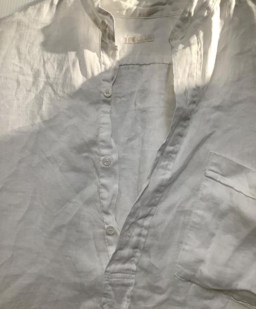 COMOLI（コモリ）COMOLI (コモリ) 長袖シャツ　21SS リネンWクロス プルオーバーシャツ ホワイト サイズ:2の古着・服飾アイテム