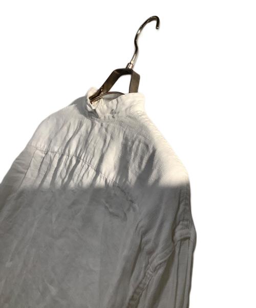 COMOLI（コモリ）COMOLI (コモリ) 長袖シャツ　21SS リネンWクロス プルオーバーシャツ ホワイト サイズ:2の古着・服飾アイテム
