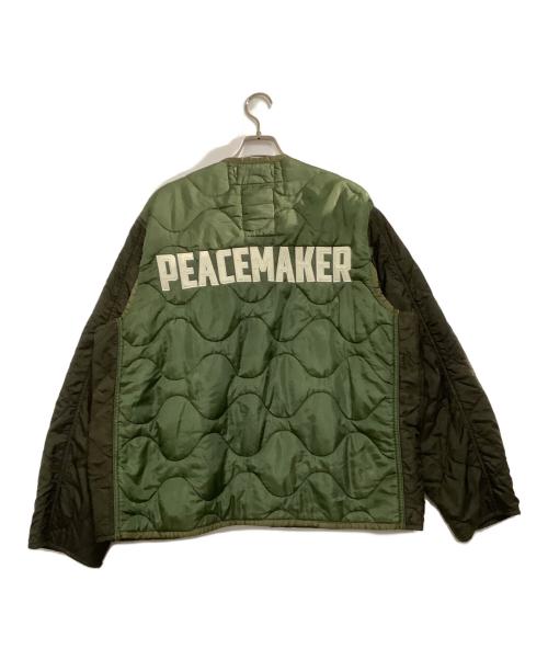 OAMC（オーエーエムシー）OAMC (オーエーエムシー) キルティングジャケット　22AW OVERDYED M-65 LINER カーキ サイズ:Mの古着・服飾アイテム