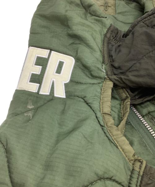 OAMC（オーエーエムシー）OAMC (オーエーエムシー) キルティングジャケット　22AW OVERDYED M-65 LINER カーキ サイズ:Mの古着・服飾アイテム