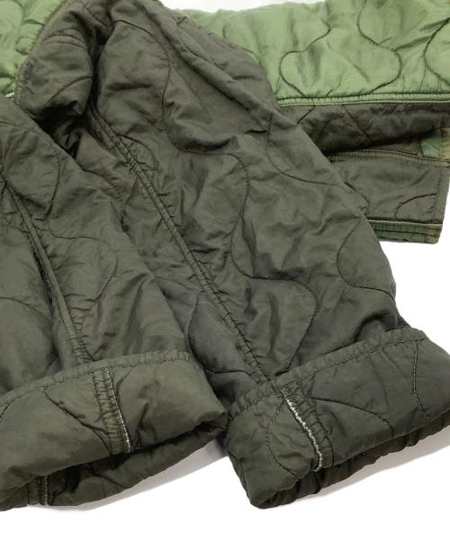 OAMC（オーエーエムシー）OAMC (オーエーエムシー) キルティングジャケット　22AW OVERDYED M-65 LINER カーキ サイズ:Mの古着・服飾アイテム