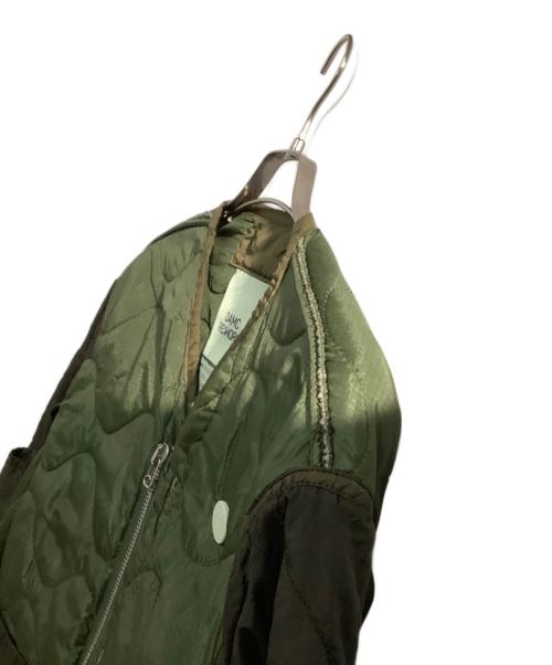 OAMC（オーエーエムシー）OAMC (オーエーエムシー) キルティングジャケット　22AW OVERDYED M-65 LINER カーキ サイズ:Mの古着・服飾アイテム