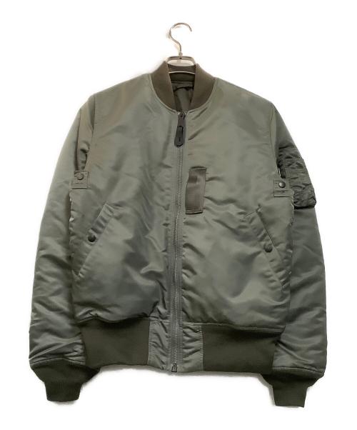 ALPHA INDUSTRIES（アルファインダストリーズ）ALPHA INDUSTRIES (アルファインダストリーズ) MA-1ジャケット カーキ サイズ:Mの古着・服飾アイテム