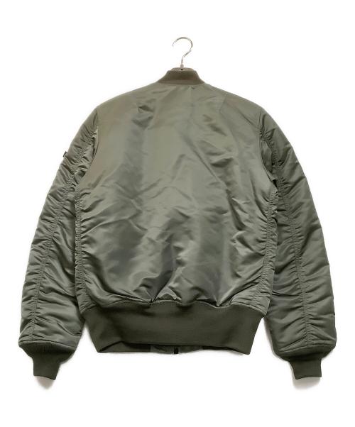 ALPHA INDUSTRIES（アルファインダストリーズ）ALPHA INDUSTRIES (アルファインダストリーズ) MA-1ジャケット カーキ サイズ:Mの古着・服飾アイテム