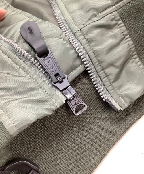 ALPHA INDUSTRIES（アルファインダストリーズ）ALPHA INDUSTRIES (アルファインダストリーズ) MA-1ジャケット カーキ サイズ:Mの古着・服飾アイテム