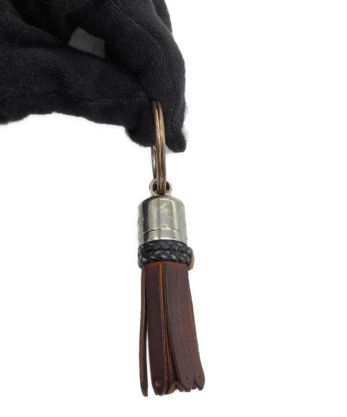 Berluti（ベルルッティ）Berluti (ベルルッティ) タッセル型キーリング ブラウン×シルバーの古着・服飾アイテム