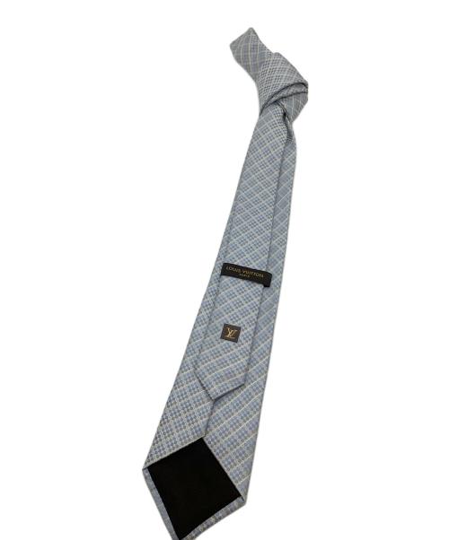 LOUIS VUITTON（ルイ ヴィトン）LOUIS VUITTON (ルイ ヴィトン) ネクタイ ブルー×グレー サイズ:表記なしの古着・服飾アイテム