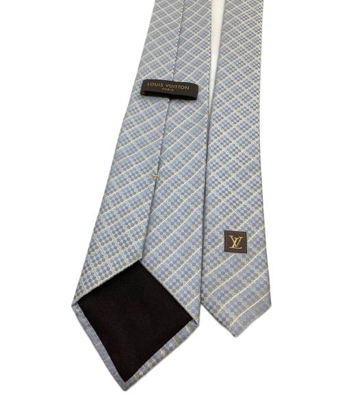 LOUIS VUITTON（ルイ ヴィトン）LOUIS VUITTON (ルイ ヴィトン) ネクタイ ブルー×グレー サイズ:表記なしの古着・服飾アイテム