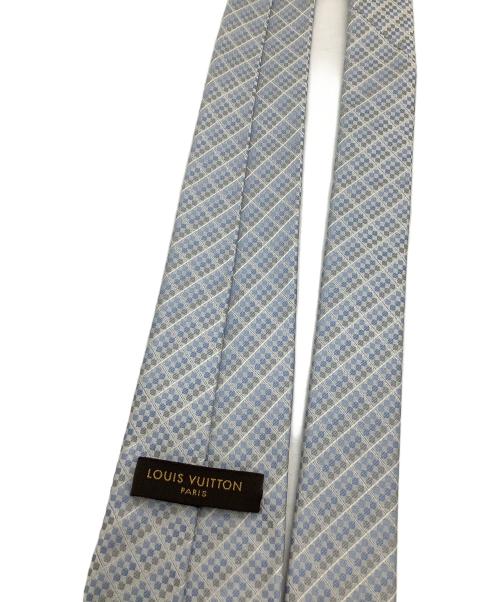 LOUIS VUITTON（ルイ ヴィトン）LOUIS VUITTON (ルイ ヴィトン) ネクタイ ブルー×グレー サイズ:表記なしの古着・服飾アイテム