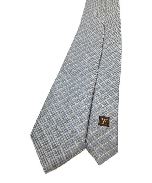 LOUIS VUITTON（ルイ ヴィトン）LOUIS VUITTON (ルイ ヴィトン) ネクタイ ブルー×グレー サイズ:表記なしの古着・服飾アイテム