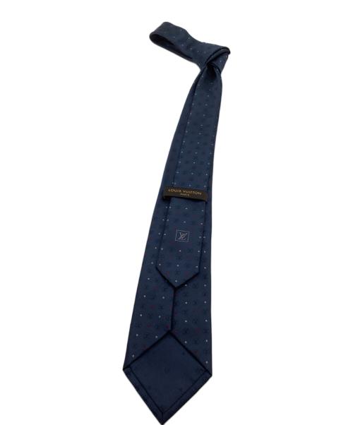 LOUIS VUITTON（ルイ ヴィトン）LOUIS VUITTON (ルイ ヴィトン) ネクタイ ドット柄 ネイビー サイズ:表記なしの古着・服飾アイテム