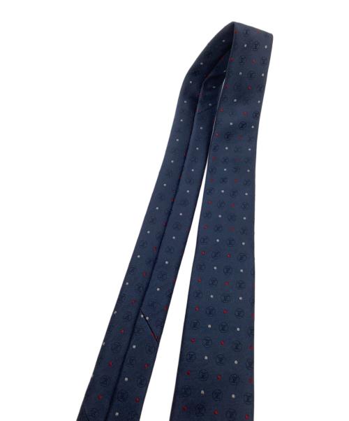 LOUIS VUITTON（ルイ ヴィトン）LOUIS VUITTON (ルイ ヴィトン) ネクタイ ドット柄 ネイビー サイズ:表記なしの古着・服飾アイテム