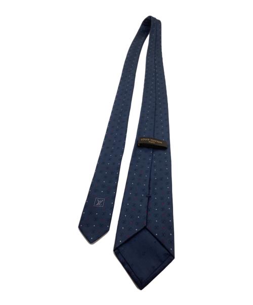 LOUIS VUITTON（ルイ ヴィトン）LOUIS VUITTON (ルイ ヴィトン) ネクタイ ドット柄 ネイビー サイズ:表記なしの古着・服飾アイテム