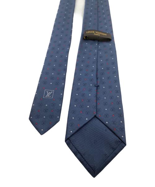 LOUIS VUITTON（ルイ ヴィトン）LOUIS VUITTON (ルイ ヴィトン) ネクタイ ドット柄 ネイビー サイズ:表記なしの古着・服飾アイテム