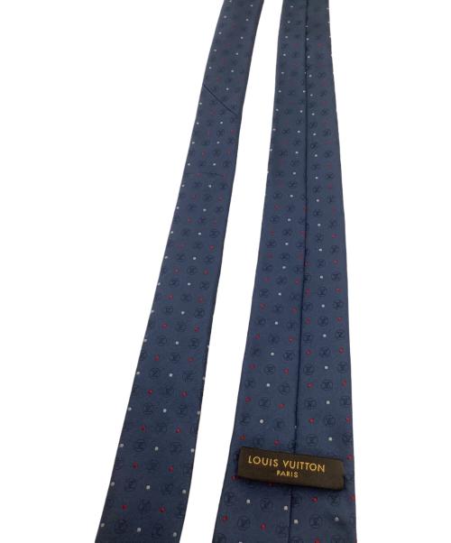 LOUIS VUITTON（ルイ ヴィトン）LOUIS VUITTON (ルイ ヴィトン) ネクタイ ドット柄 ネイビー サイズ:表記なしの古着・服飾アイテム
