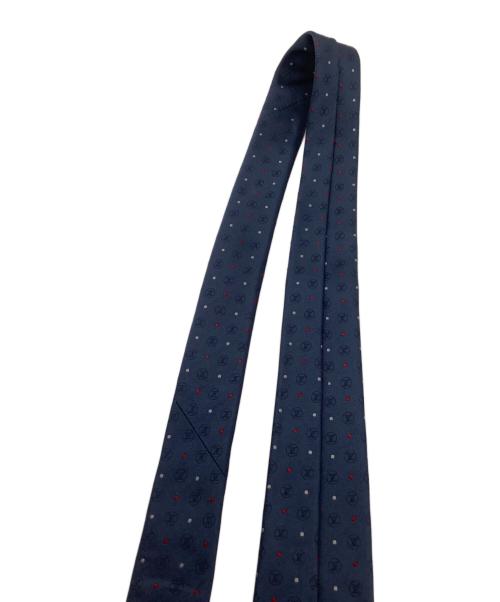 LOUIS VUITTON（ルイ ヴィトン）LOUIS VUITTON (ルイ ヴィトン) ネクタイ ドット柄 ネイビー サイズ:表記なしの古着・服飾アイテム