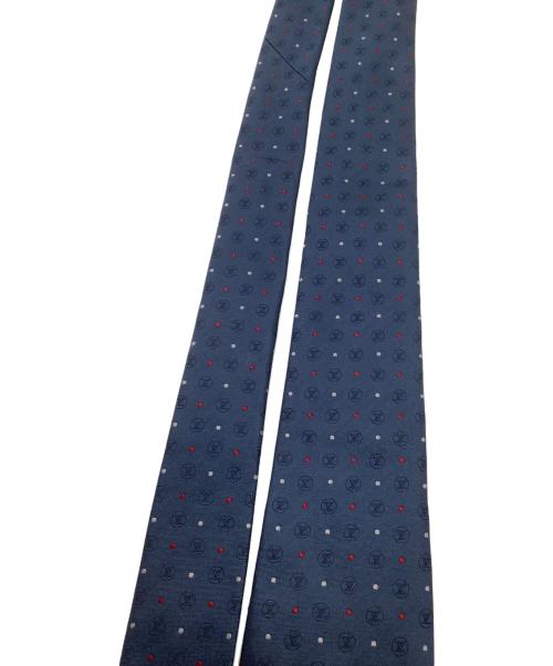 LOUIS VUITTON（ルイ ヴィトン）LOUIS VUITTON (ルイ ヴィトン) ネクタイ ドット柄 ネイビー サイズ:表記なしの古着・服飾アイテム