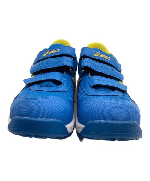 asics（アシックス）asics (アシックス) 安全靴 ブルー×イエロー サイズ:25.5の古着・服飾アイテム