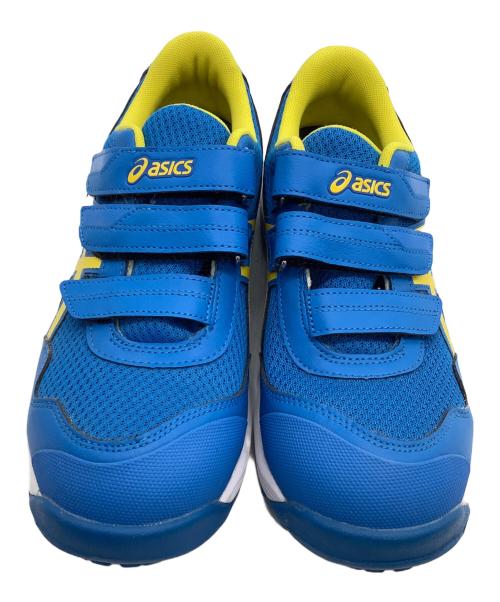 asics（アシックス）asics (アシックス) 安全靴 ブルー×イエロー サイズ:25.5の古着・服飾アイテム