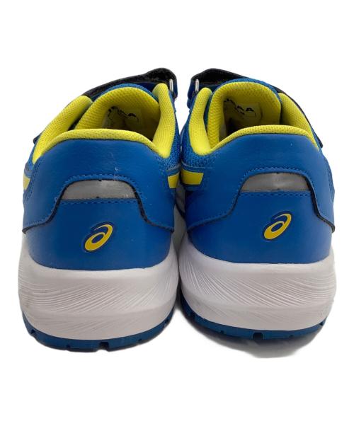 asics（アシックス）asics (アシックス) 安全靴 ブルー×イエロー サイズ:25.5の古着・服飾アイテム