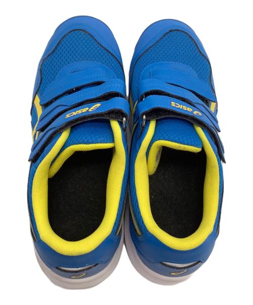 asics（アシックス）asics (アシックス) 安全靴 ブルー×イエロー サイズ:25.5の古着・服飾アイテム