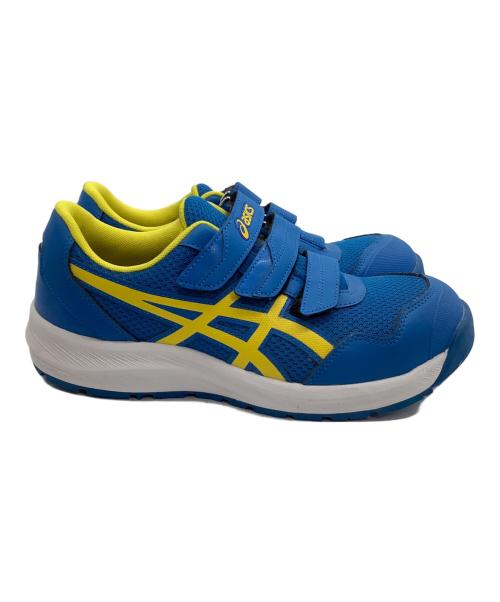 asics（アシックス）asics (アシックス) 安全靴 ブルー×イエロー サイズ:25.5の古着・服飾アイテム