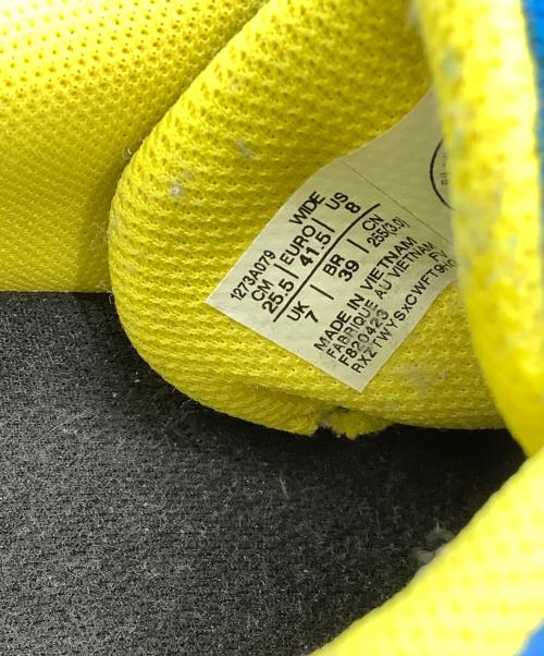 asics（アシックス）asics (アシックス) 安全靴 ブルー×イエロー サイズ:25.5の古着・服飾アイテム