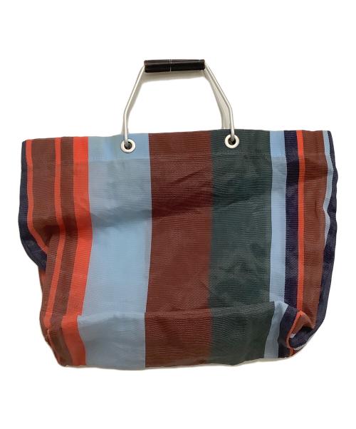 MARNI（マルニ）MARNI (マルニ) フラワーカフェストライプトートバッグ マルチカラーの古着・服飾アイテム